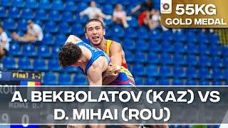 Gold Medal • GR 55Kg • Amangali BEKBOLATOV (KAZ) vs. Denis Florin MIHAI (ROU)