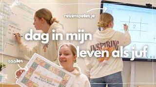 de eerste dag na de vakantie & leuke spelletjes in de klas | juffenvlog