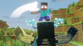 Warden vs Herobrine (Minecraft Animation)