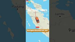 Medan - Jakarta berapa kilometer ya? #shorts #viralvideo #jelajahnusantara #indonesia