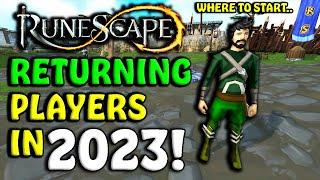 BEST Tips For NEW & RETURNING Players! - RuneScape 3 2023