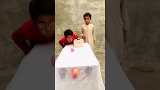 Blow the ball into the glass 🟡🟢 #fyp #shorts #trendingvideo #viral-video