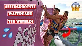 HET ALLERGROOTSTE OPBLAASBAAR WATERPARK UITTESTEN (AQUAFUN DUBAI) | LAKAP JUNIOR