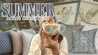 SUMMER HOME DECOR HAUL 2024 | *NEW* HOME DECOR HAUL | Poulin marketplace, target, & more!