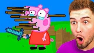 Peppa Wutz vs Minecraft (Animation)