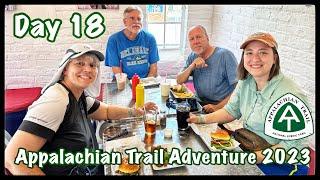 Appalachian Trail Adventure 2023 - Day 18 Beautiful Sunrise & Town Food