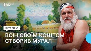 “Мазай, приїзди скоріше, тут нікому борщ варити”: у Сумах воїн своїм коштом створив мурал