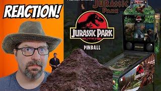 AtGames Jurassic Park Legends Pinball 4K Reaction!