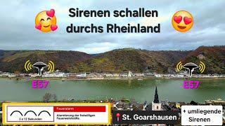 Sirenen schallen durchs Rheinland | Monatlicher Probealarm VG Loreley | St. Goarshausen | 21.12.24