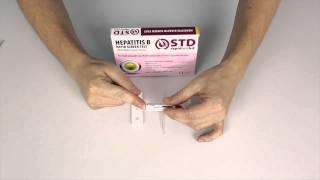 How to use hepatitis B rapid test kit / STDrapidtestkits.com