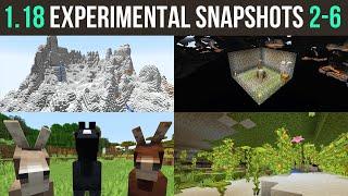 Minecraft 1.18 Experimental Snapshots 2-6 + 1.19 News!