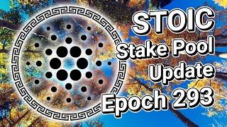 STOIC Pool Update: Epoch 293 - Bare Metal Solar Powered Water Cooled Raspberry Pi Cardano Stake Pool