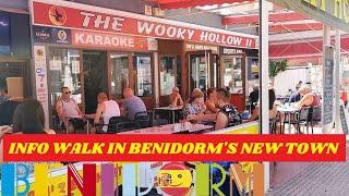 Benidorm's NEW TOWN!️ Alpha Apartments, Wooky Hollow, Voices, Hotels Perla & Marina!#benidorm