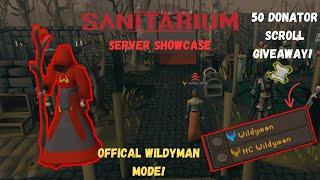 Sanitarium RSPS Showcase: Hardcore Wildyman Mode!? + Massive Giveaway! |