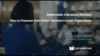 Systematic Literature Review – How to Empower Data-Driven Decisions in your Organization