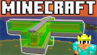 Minecraft: Building an Easy Full Auto Sugar Cane Farm! (World Download)