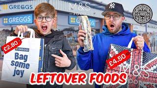 Only Eating Restaurant LEFTOVERS For 24 HOURS!!