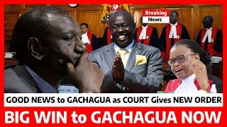 Just Now‼️BIG WIN to GACHAGUA as GOVERNMENT takes ACTION after COURT new ORDERS Tension STATEHOUSE