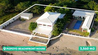 Beachfront House With Large Multi-use Lot in Playa Popoyo, Nicaragua