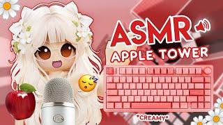  Roblox ASMR  Apple Tower  but it's *CREAMY* Keyboard ASMR