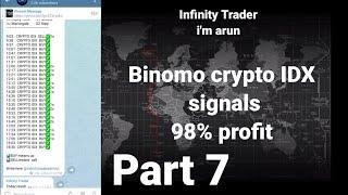 Binomo Crypto IDX signals 98% profit