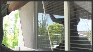 How to remove and replace window screens