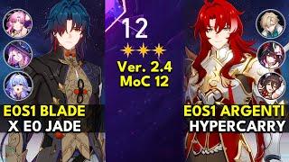 E0S1 Blade x Jade & E0S1 Argenti Hypercarry | Memory of Chaos Floor 12 3 Stars | Honkai: Star Rail