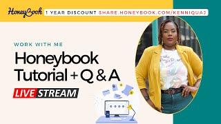 Work With Me: Setting Up My Mom's Honeybook Account + Answering Your Questions