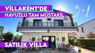 VF den Villakent de Havuzlu Tam Müstakil 3+1 Özel Tasarım Villa