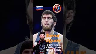 Zavur Uguev Чемпион Европы 2025 в 61кг. #sport #wrestling #wrestler #frestyle #russia