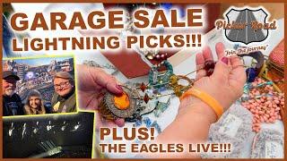 GARAGE SALE LIGHTNING PICKS + THE EAGLES LIVE IN LAS VEGAS!!! Join the Journey on Picker Road!