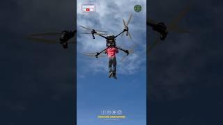 Giant Agriculture Drone Lifting a Man!