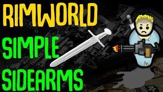 Side-arms in Rimworld! Simple Sidearms: Rimworld Mod Showcase