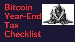 Bitcoin Year-End Tax Checklist