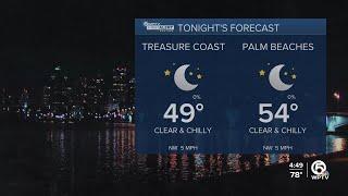 WPTV First Alert Weather forecast, night of March 11, 2025