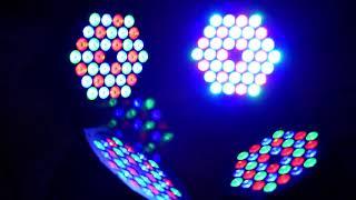 Rechargeable Par Can Lights U`King Wireless LED Uplights Battery Powered Uplighting with RGB 36W