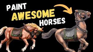 Transform Your Horses: 3 Amazing Techniques for Tabletop Gamers