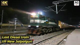  Massive Chugging ALCo with MGR Chennai Central - New Jalpaiguri SF Express rattles through SURI