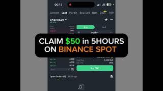 Buy This Crypto On Binance Spot and Make $50 in 5Hours