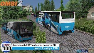 OMSI 2 #100 - Krumenaab 2019 náhradní doprava ČD - Iveco Evadys 13M