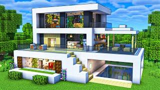 HOW TO BUILD A MODERN HOUSE IN MINECRAFT