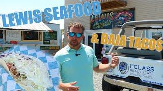 Lewis Seafood and Lewis Food Shack | Topsail Beach NC with Topsail Tanner