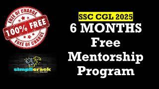 SSC CGL 2025 I 6 Months Daily Target/Schedule Launch I Simplicrack