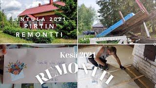 REMONTTI VLOGI // UUSI LATTIA PIRTTIIN