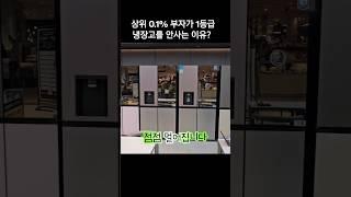 상위 0.1% 부자들은 1등급 냉장고는 쳐다도 안본다는데?