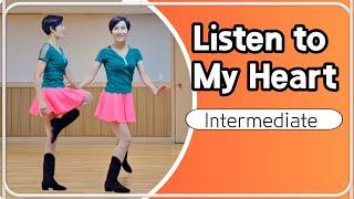 Listen to My Heart /Intermediate 리슨 투 마이 허트 중고급라인댄스