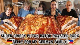 COOKING SUPER CRISPY PUTOK BATOK PINOY ROASTED PORK BELLY FOR MY SIMPLE GERMAN FAMILY.