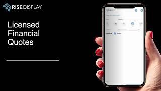 30 Sec Promo for Rise Ticker App