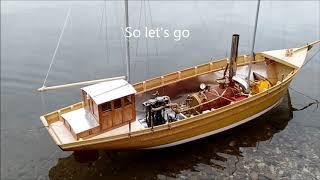 Building a big 1,5m wooden steamboat with a Stuart D10 twin steam engine