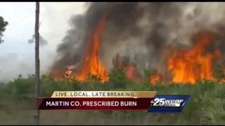 Controlled burn turns into serious brush fire